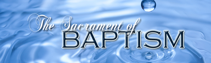 Image result for the sacrament of baptism